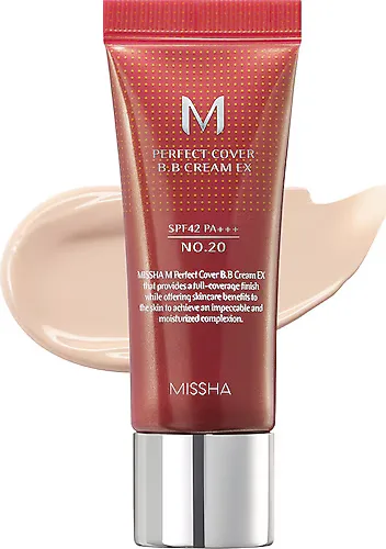 MISSHA M PERFECT COVER BB CREAM EX SPF42/PA+++ NO.20 COOL BEIGE 20ML