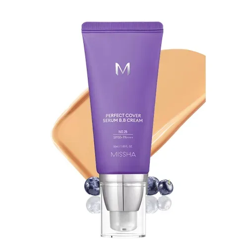MISSHA M PERFECT COVER SERUM BB CREAM [NO.25WARM BEIGE] 50ML