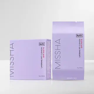 MISSHA LAYERING FIT CUSHION SEMIMATTE [NO.21 VANILLA] REFILL