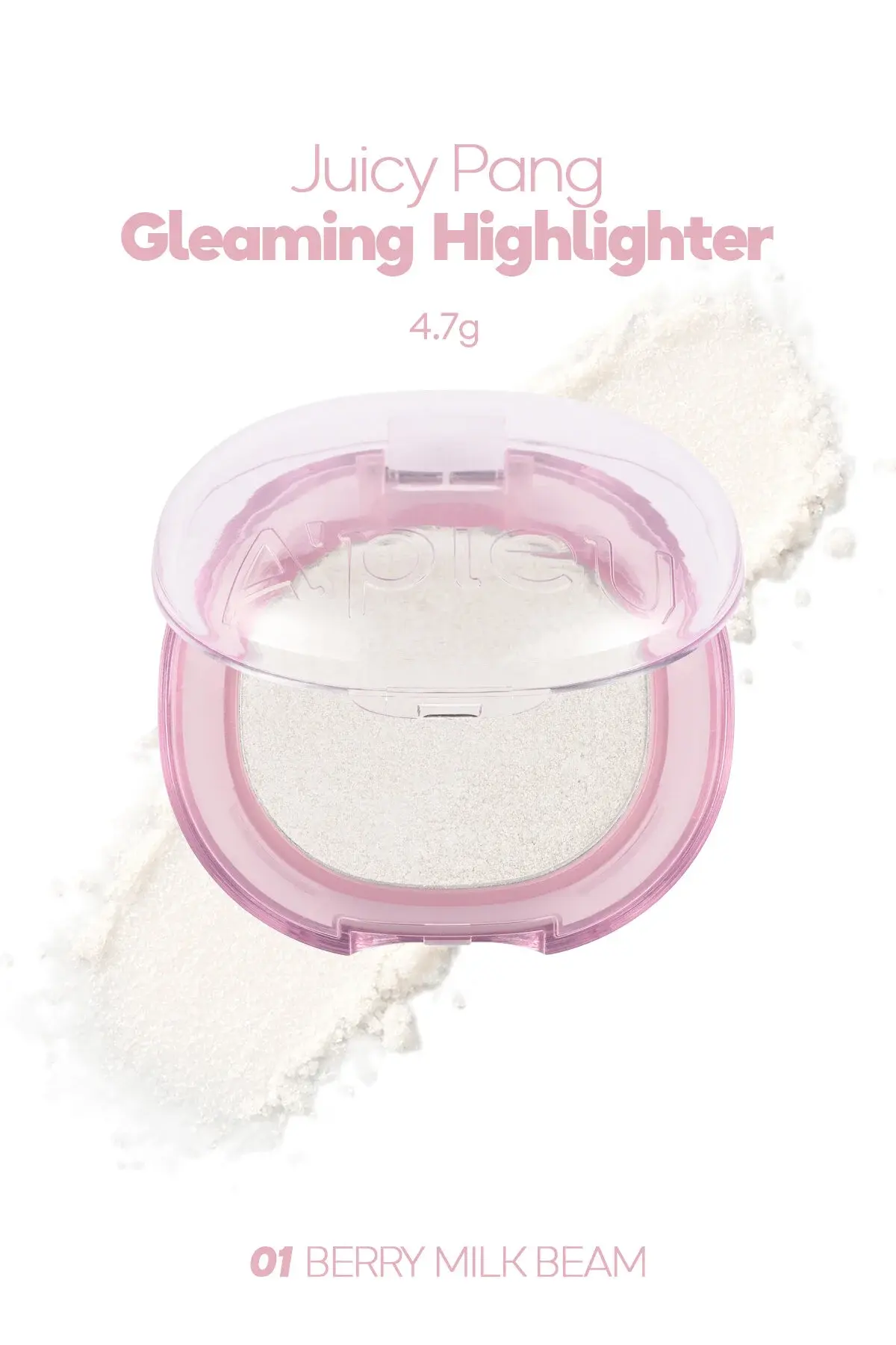 A'PIEU JUICY-PANG GLEAMING HIGHLIGHTER 01 BERRY MILK BEAM