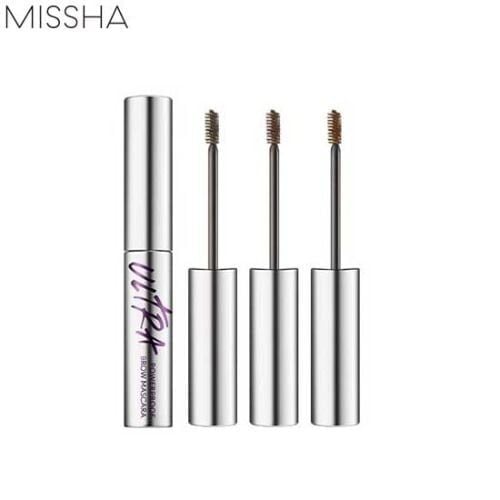 MISSHA ULTRA_POWERPROOF_BROW_MASCARA_[LIGHT_BROWN] 4g