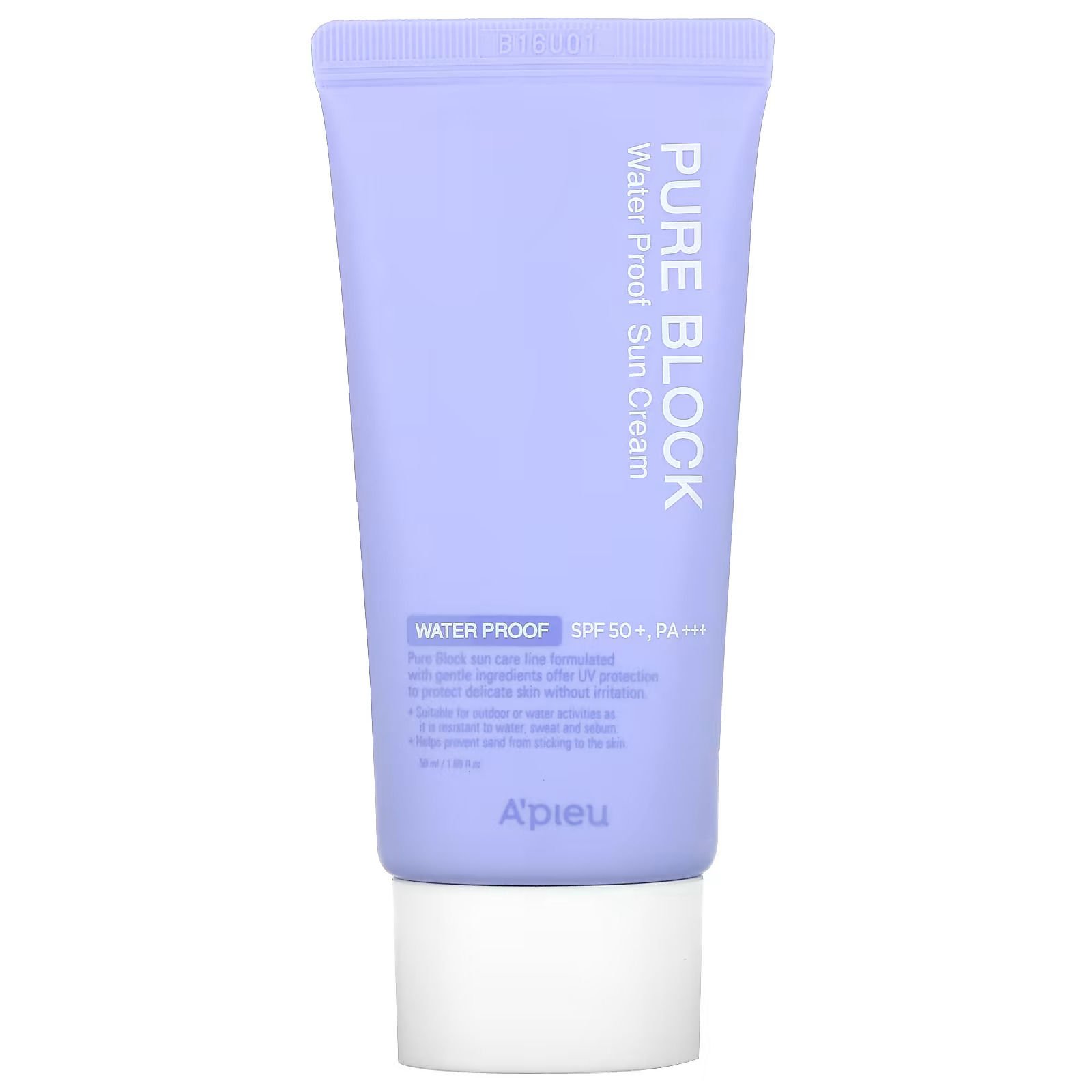 A'PIEU PURE BLOCK WATER PROOF SUN CREAM SPF50+ / PA+++ [50 ML]
