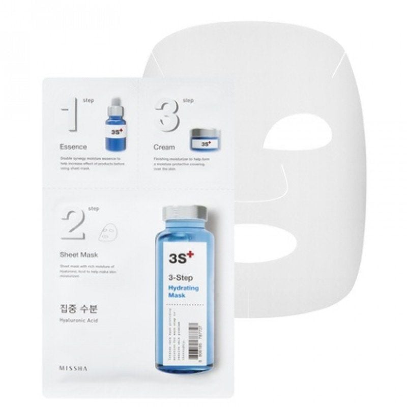 MISSHA 3-STEP HYDRATING MASK [15G 22G 1.5G]