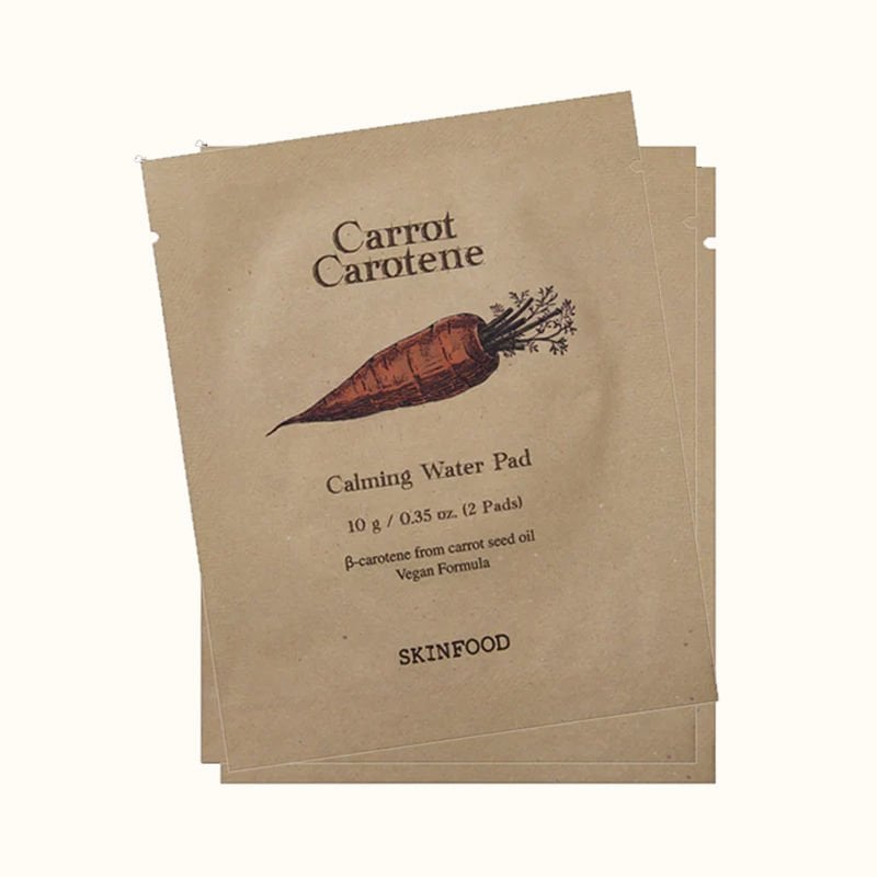 SKINFOOD CARROT CAROTENE CALMING WATER PAD SET