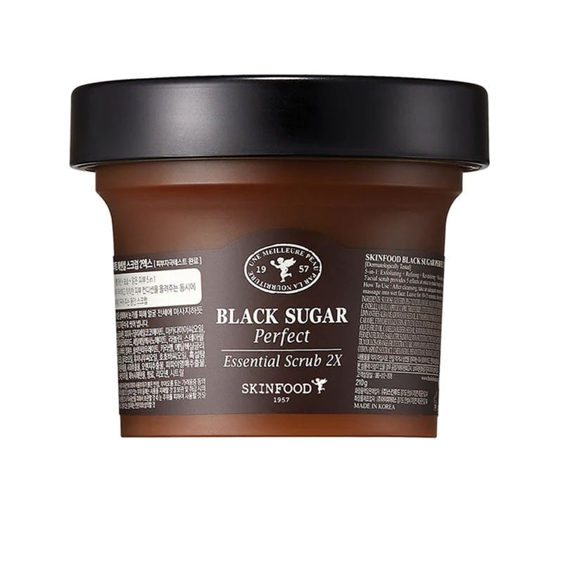 SKINFOOD BLACK SUGAR PERFECT ESSENTIAL SCRUB 2X